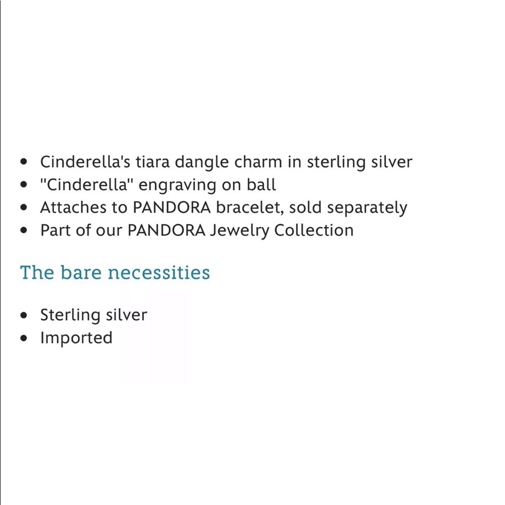 FIRM - Authentic Pandora Cinderella Tiara - Picture 5 of 7